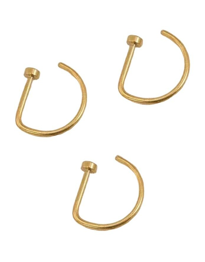 kolczyk do nosa 3-pack