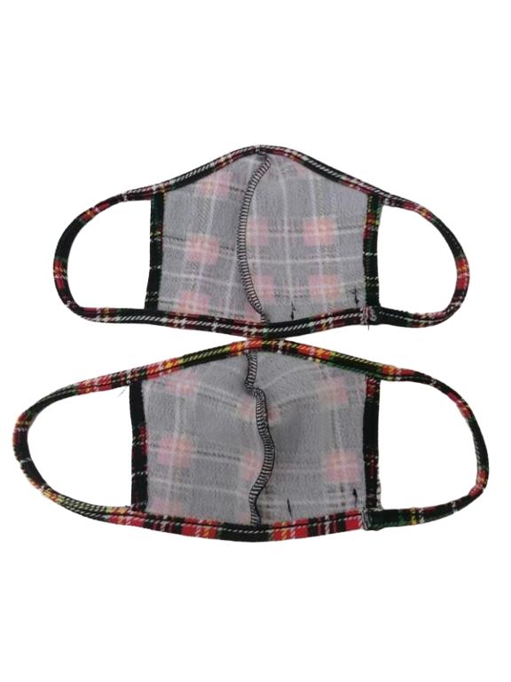 maseczka kratka 2-pack