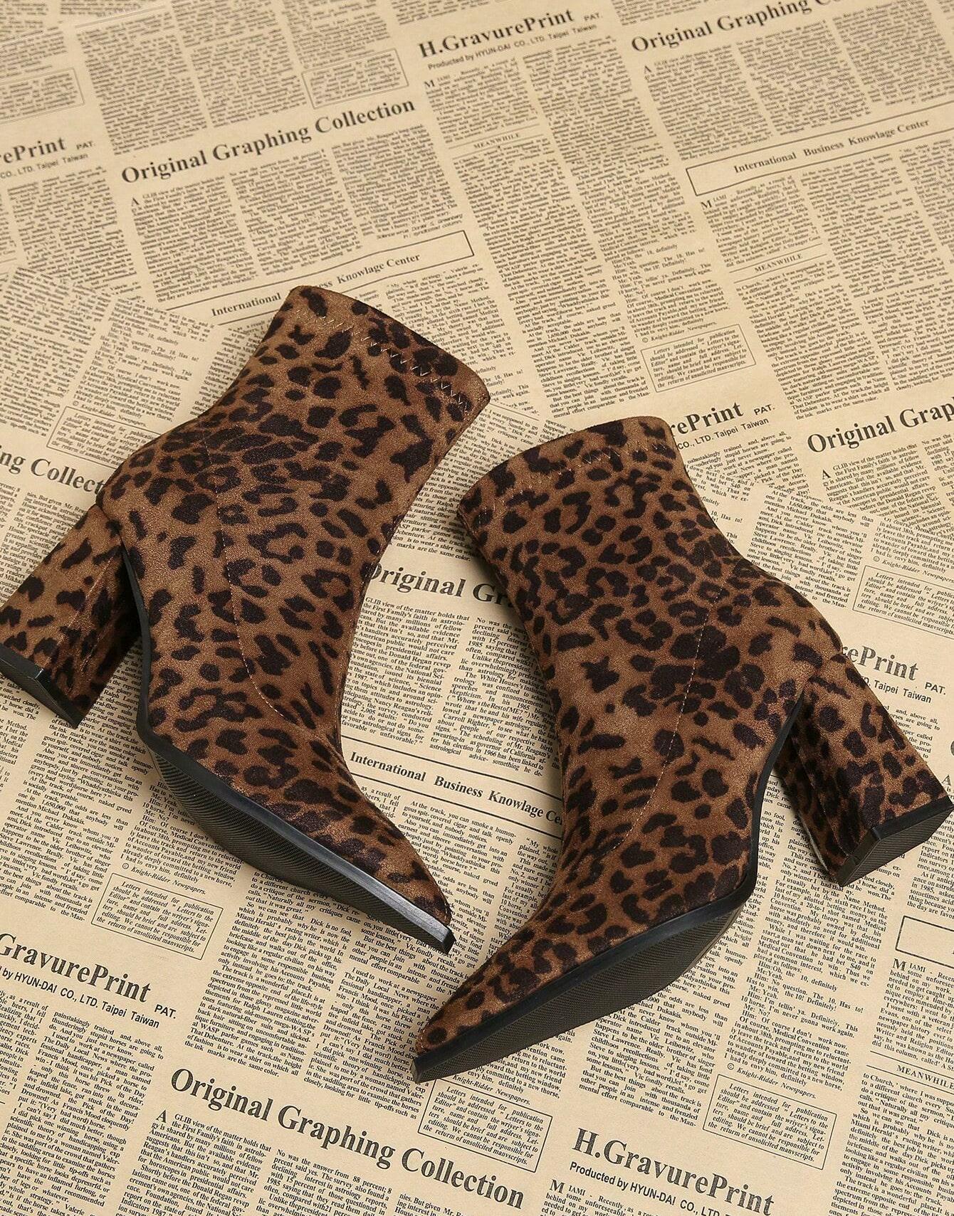 BOTKI ZA KOSTKĘ ANIMAL PRINT
