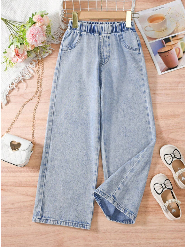 NIEBIESKIE SPODNIE JEANSY
