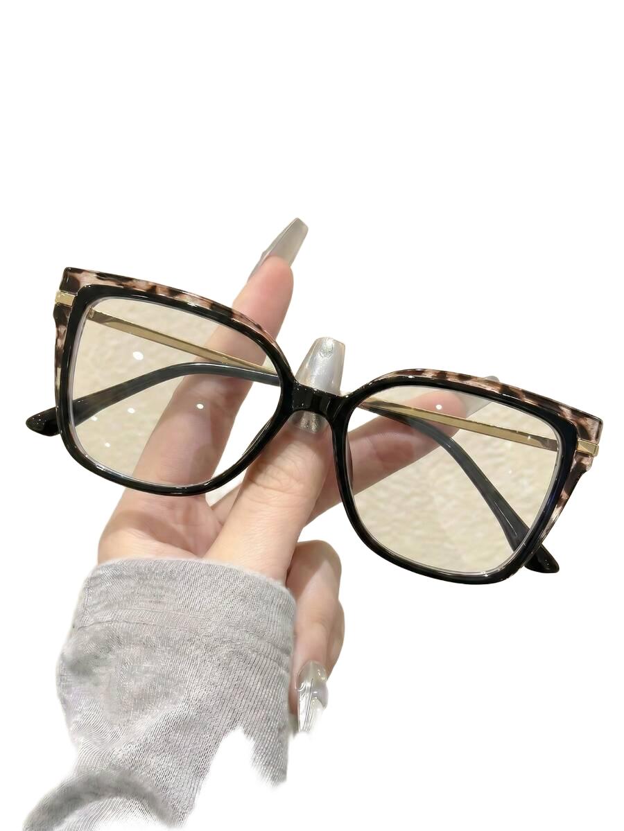 okulary zerówki animal print