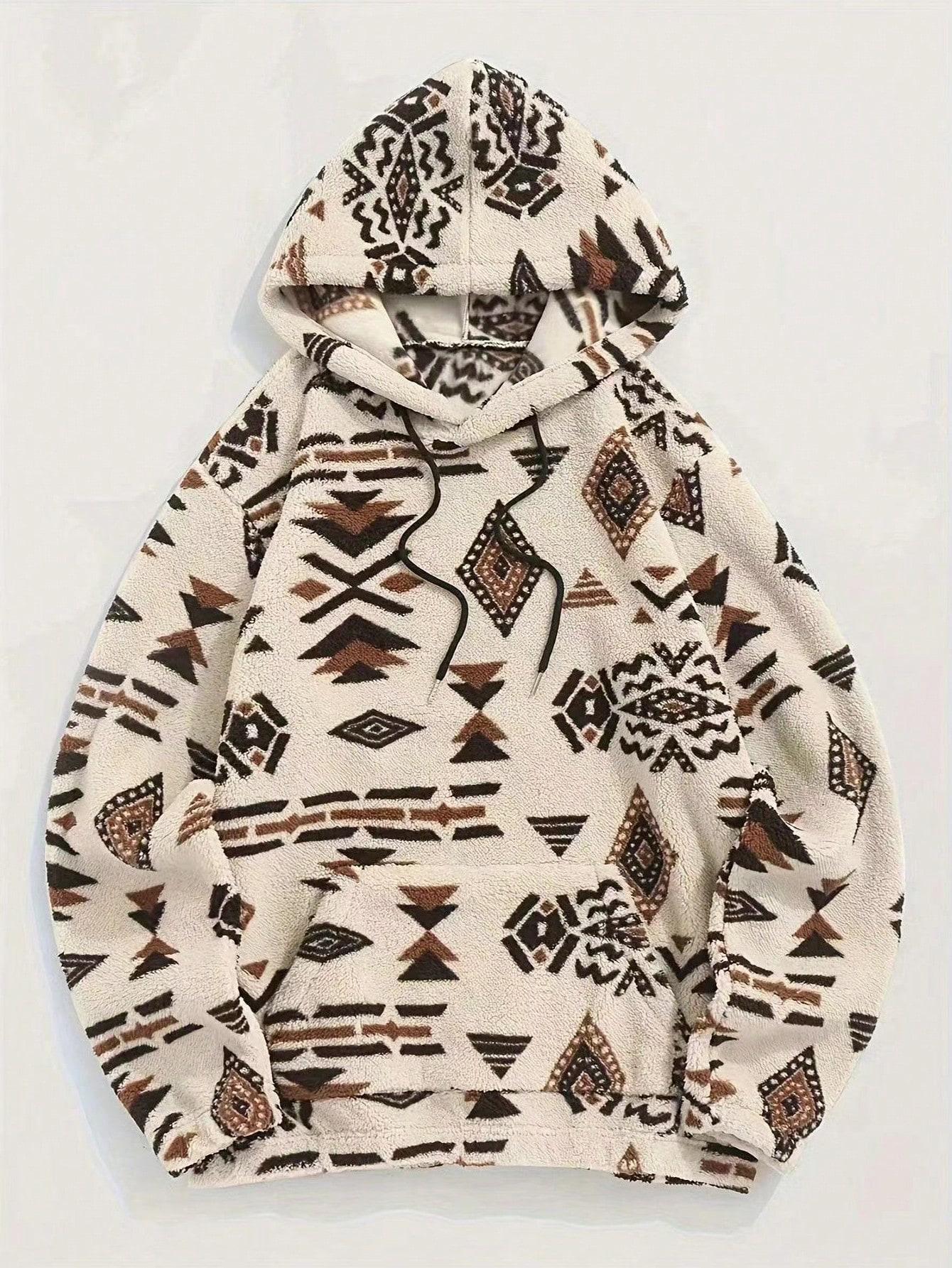BLUZA Z KAPTUREM WZÓR