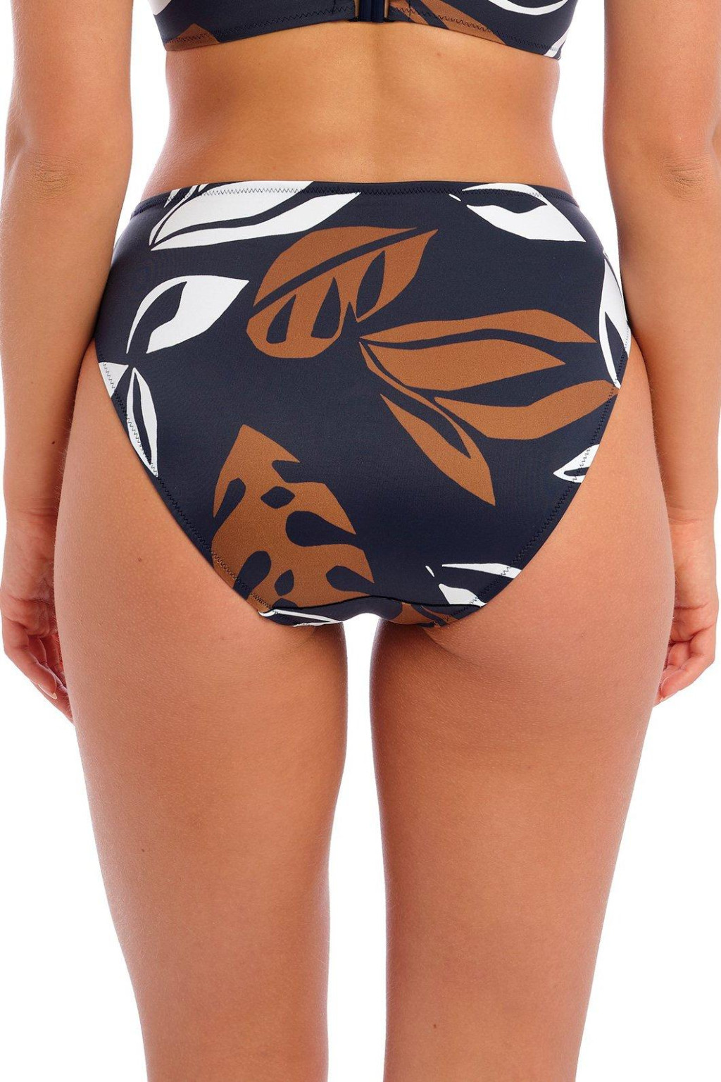 dół od bikini tropical print