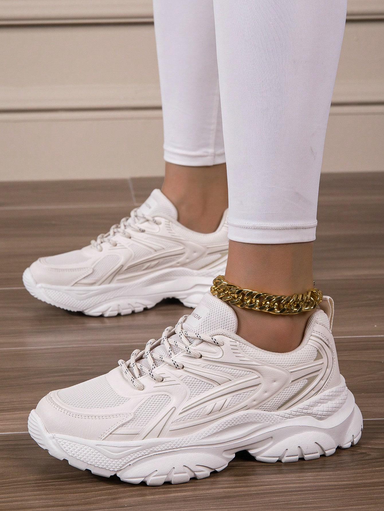 KREMOWE BUTY SPORTOWE