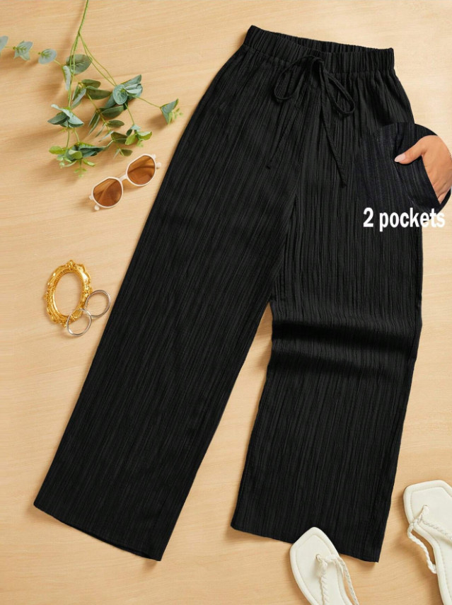 CZARNE SPODNIE CASUAL 