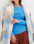 SWETER Z ODKRYTYMI RAMIONAMI