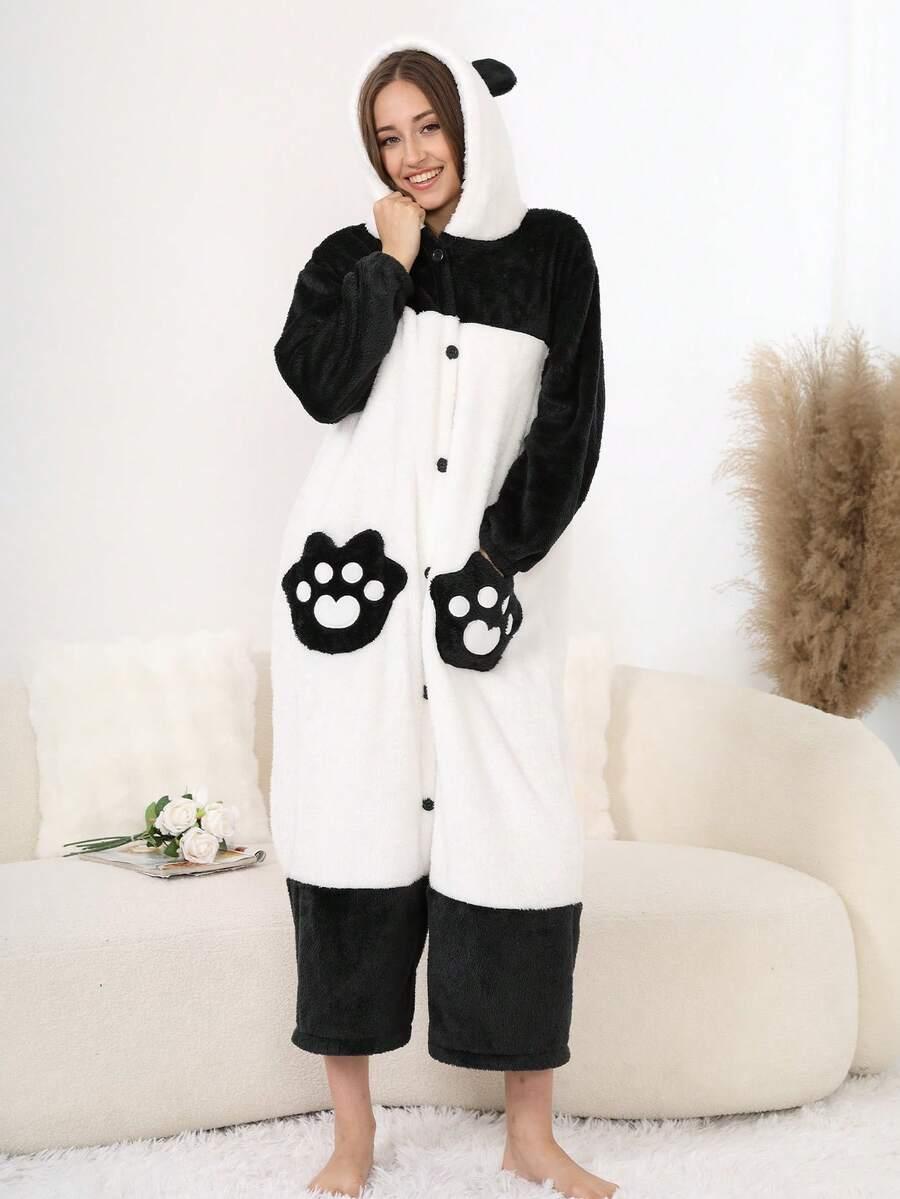 PIŻAMA KOMBINEZON PANDA