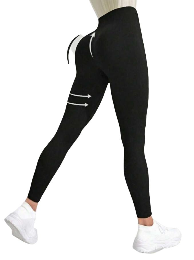 CZARNE SPORTOWE LEGGINSY