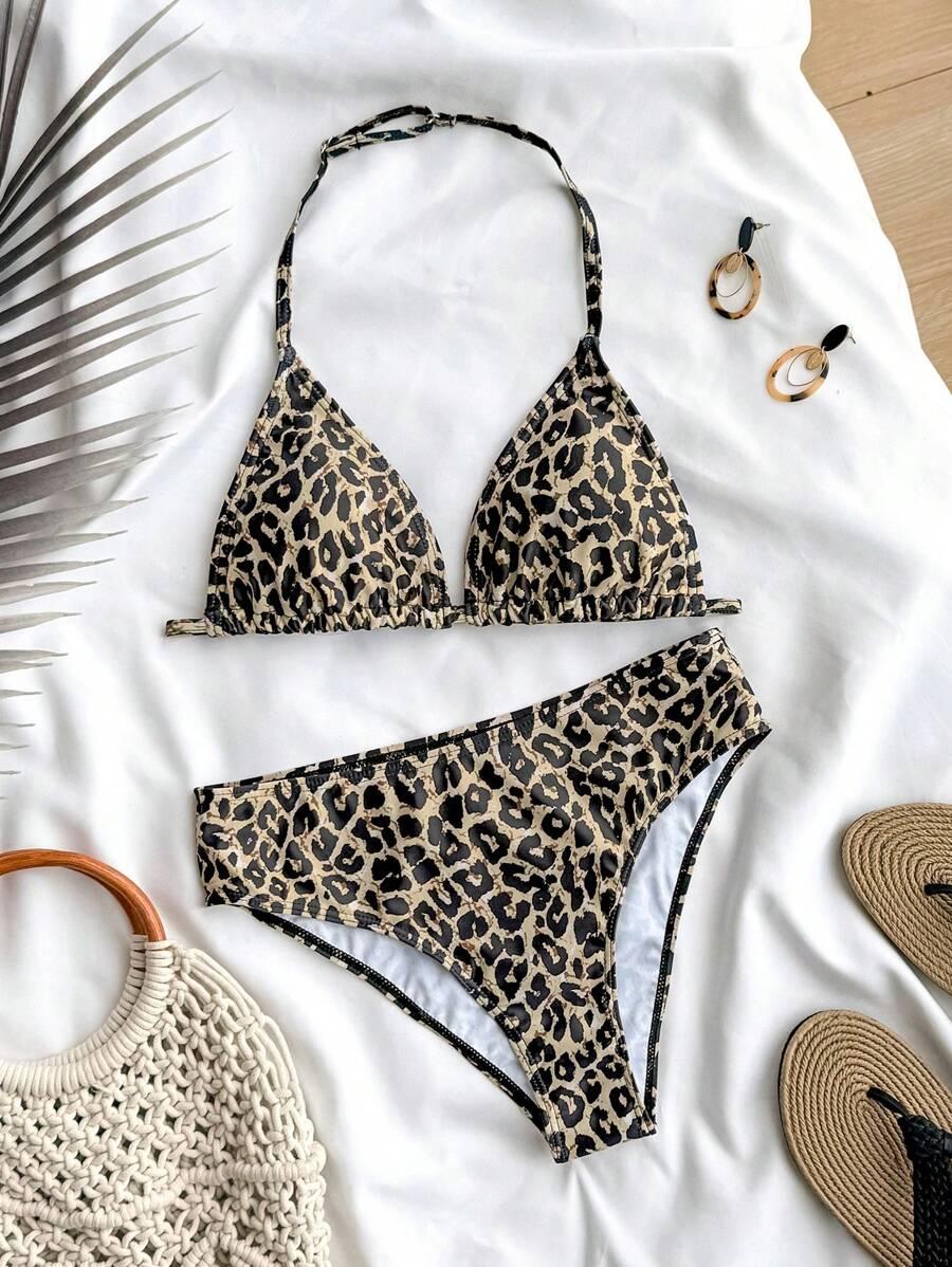 DWUCZĘŚCIOWY STRÓJ KĄPIELOWY ANIMAL PRINT