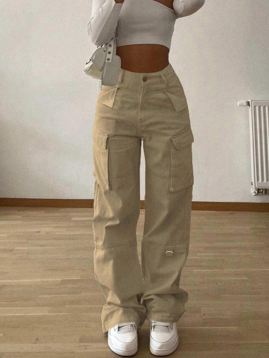 BEŻOWE SPODNIE CASUAL