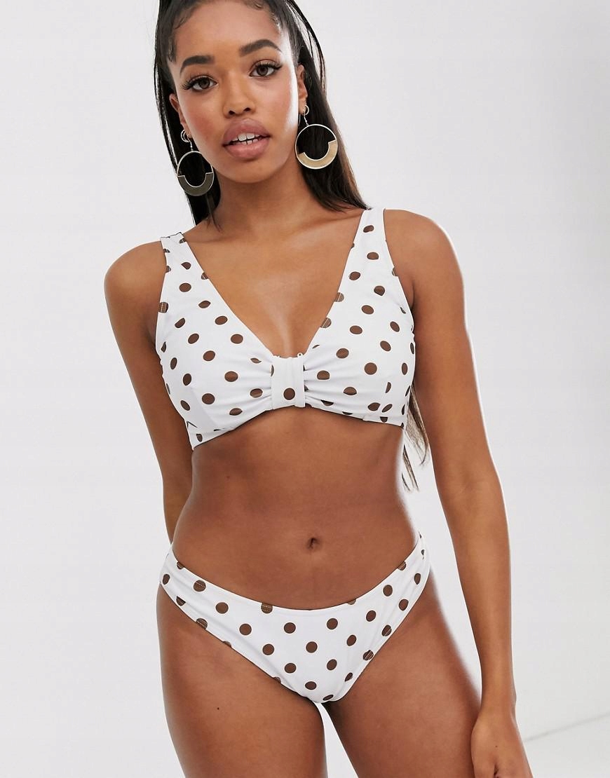 DÓŁ OD BIKINI WZÓR groszki