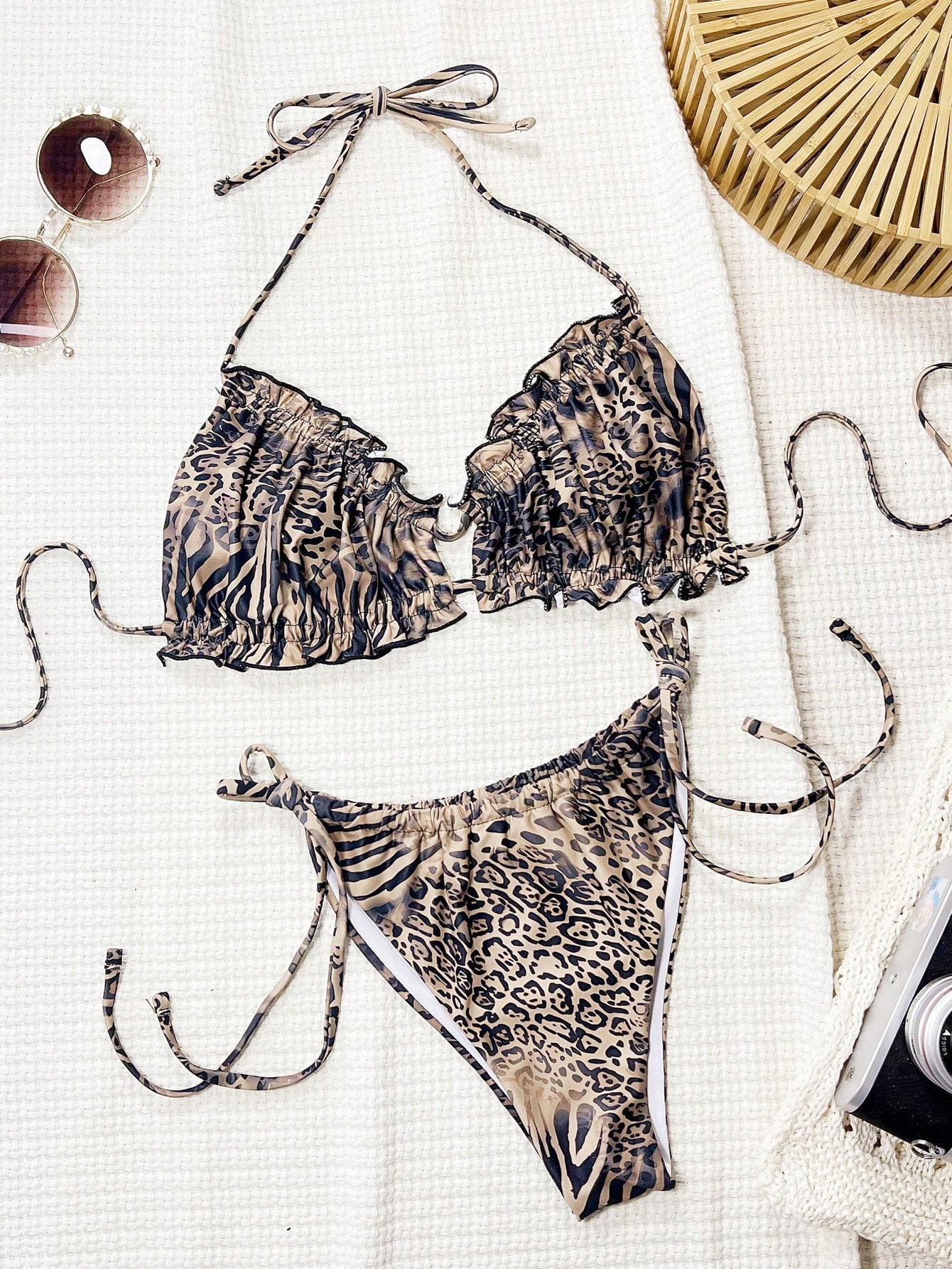 strój animal print 