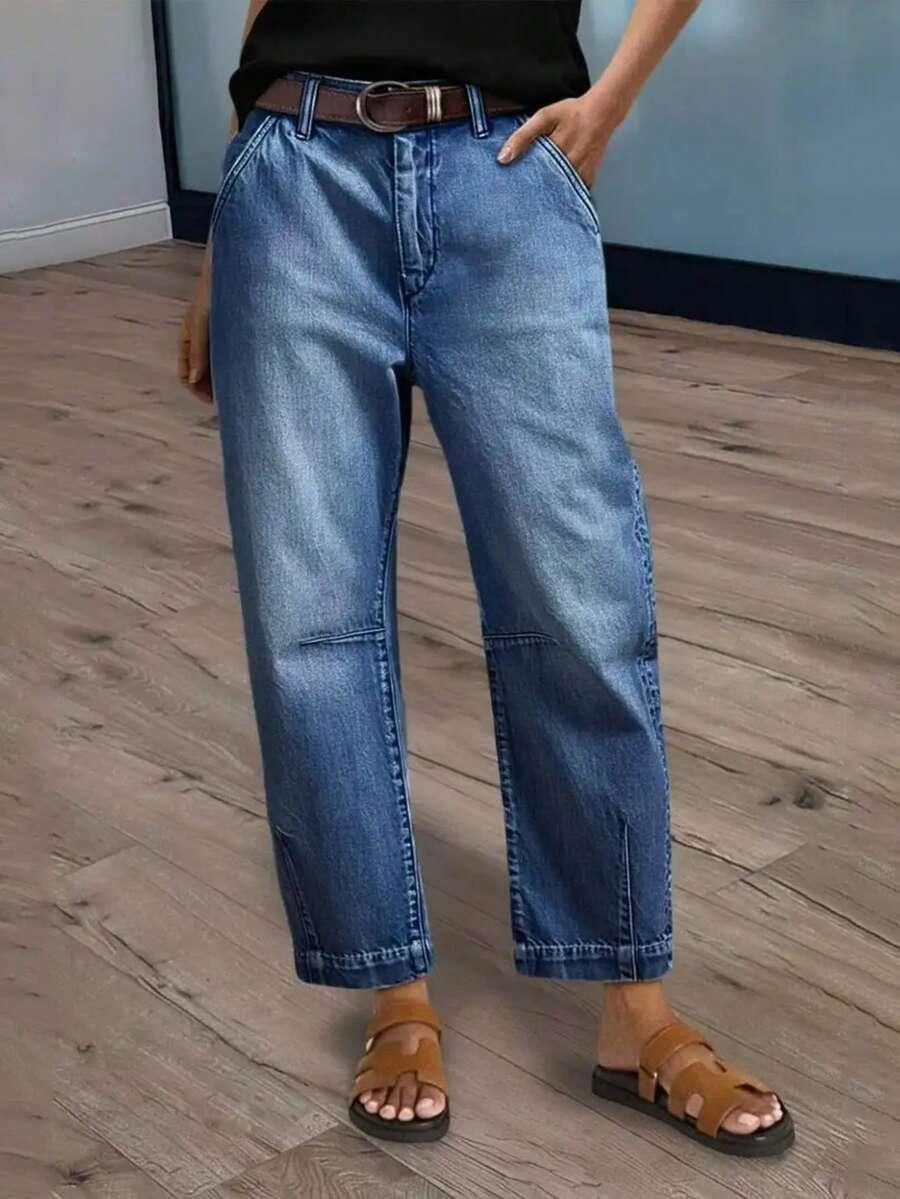 NIEBIESKIE SPODNIE JEANS