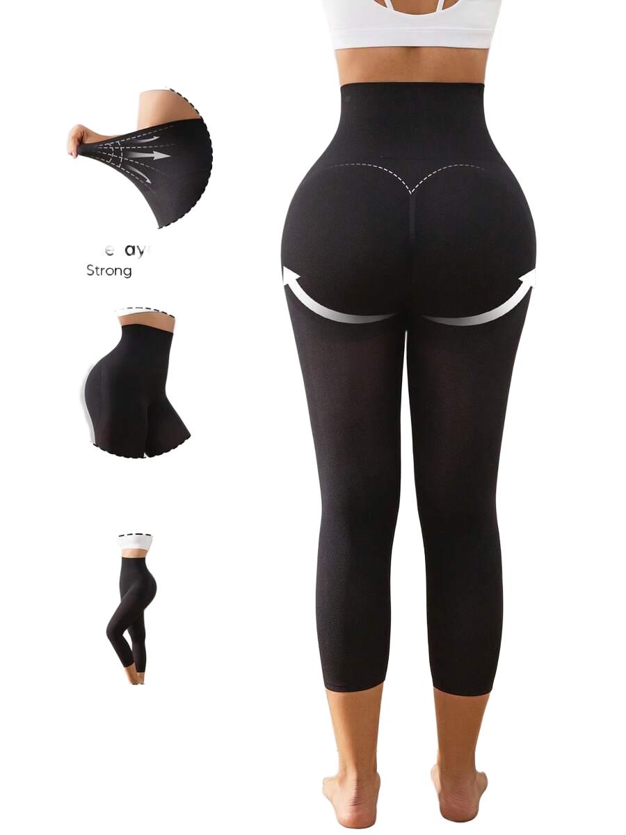 CZARNE LEGGINSY WYSOKI STAN