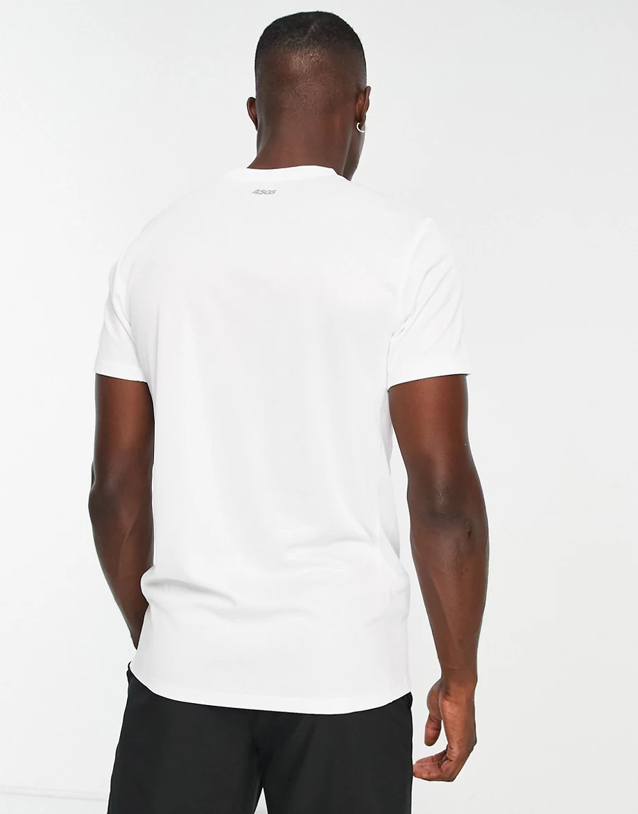 biała klasyczna sportowa koszulka 