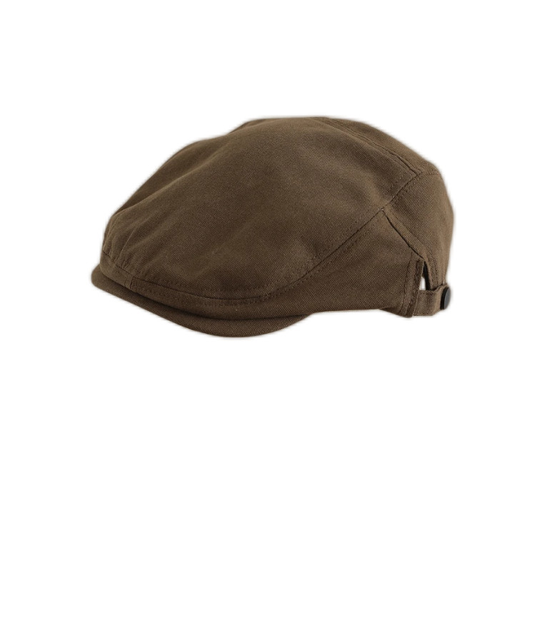 brązowy beret casual