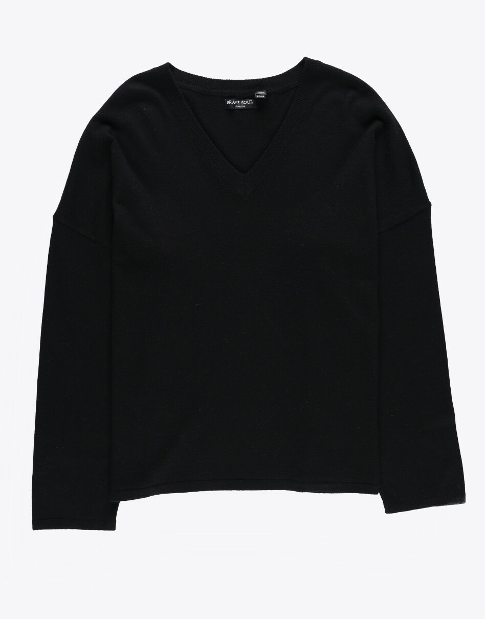 klasyczny sweter v-neck 