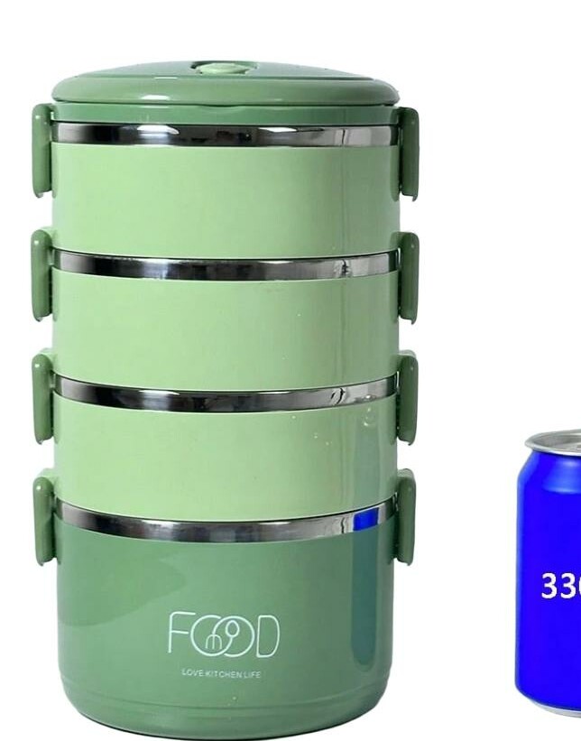 4-częściowy lunch box