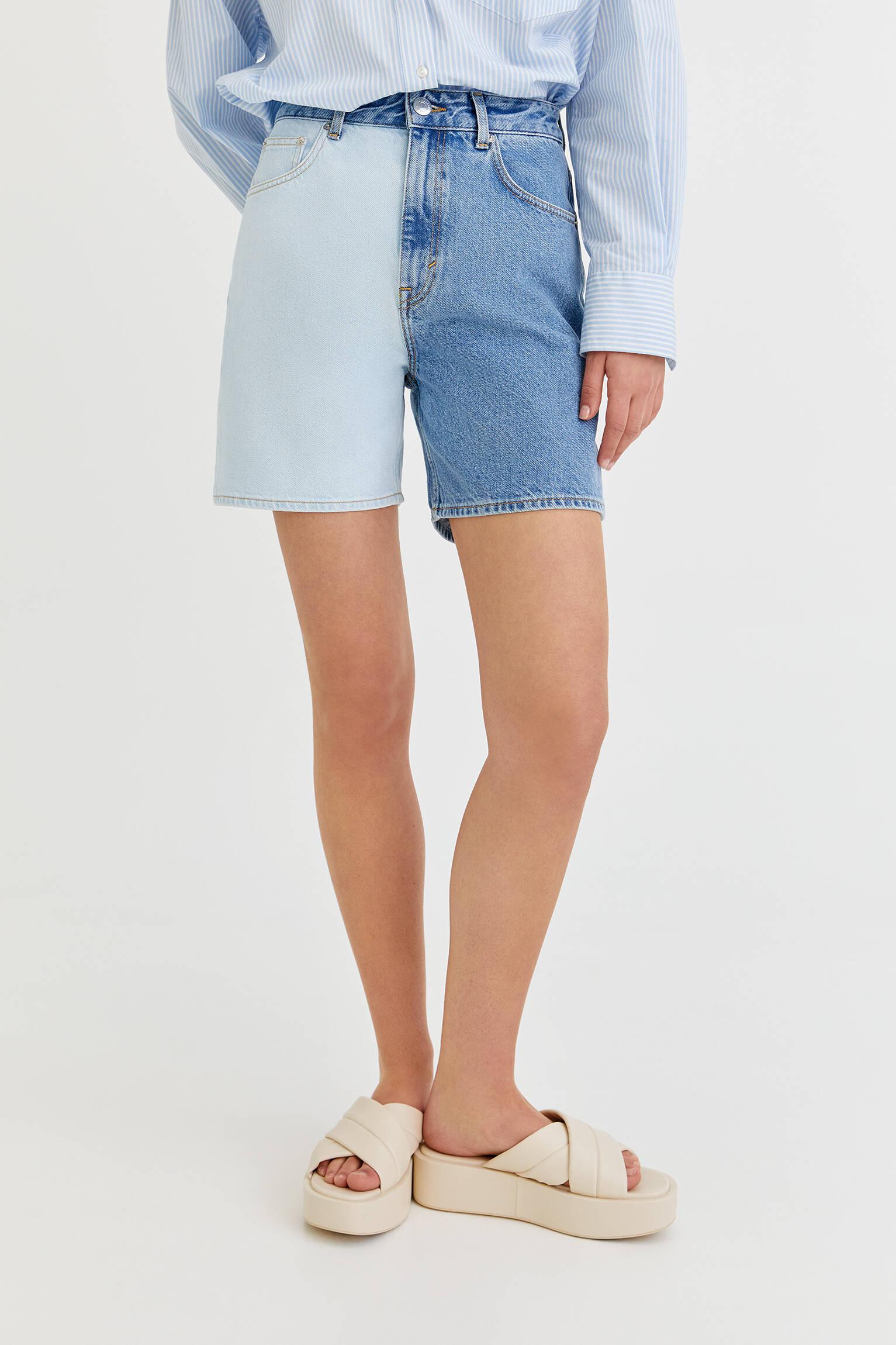 NIEBIESKIE SPODENKI JEANS