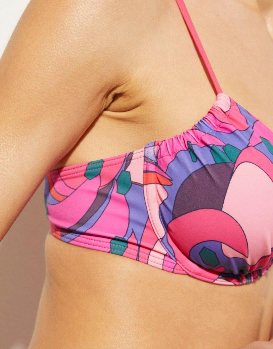 GÓRA OD BIKINI Z WZOREM