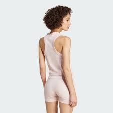 ADIDAS TOP LOUNGE RIBBED CROP IY6735