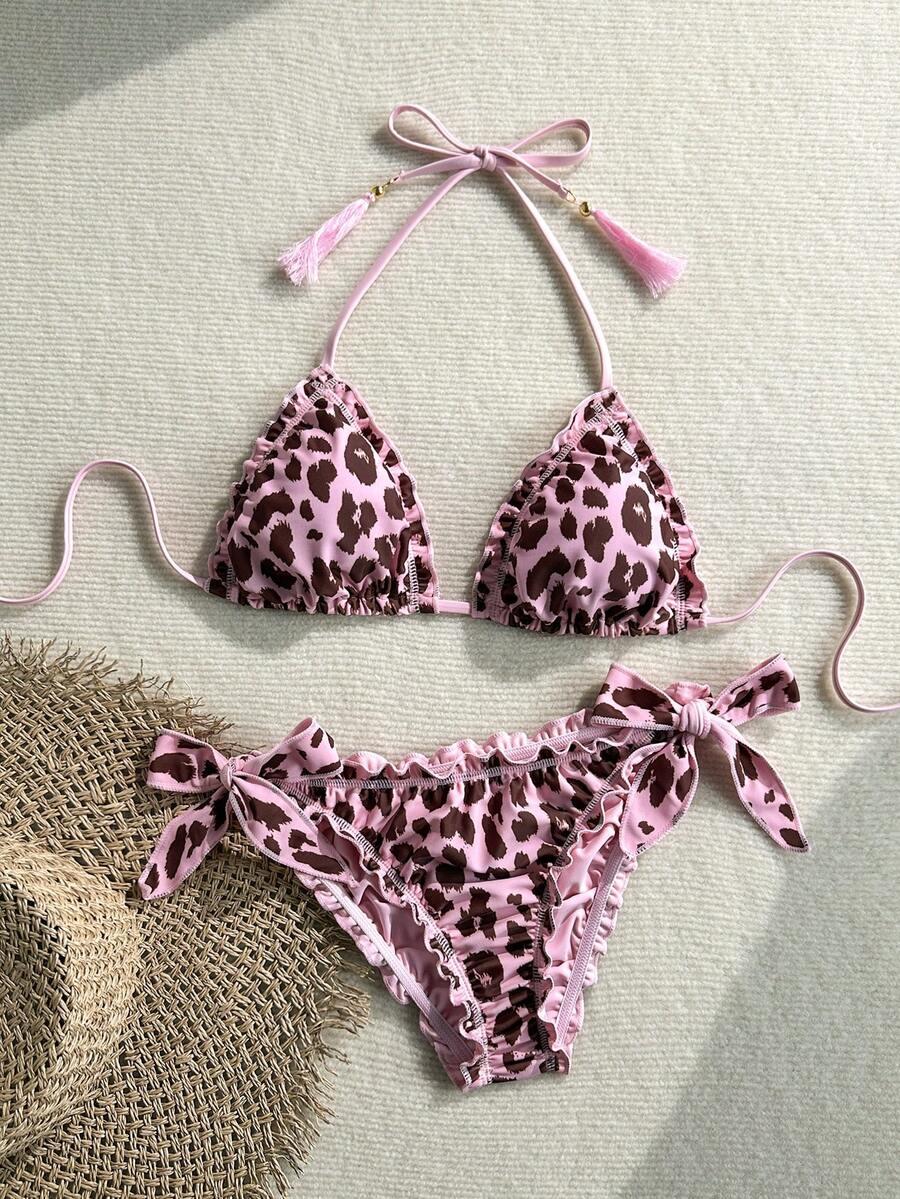 DWUCZĘŚCIOWY STRÓJ KĄPIELOWY ANIMAL PRINT