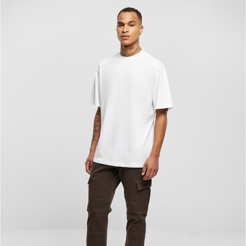 biały t-shirt oversize