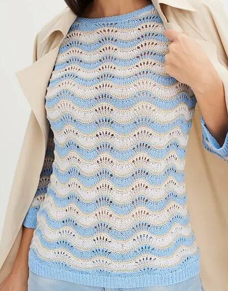 SWETER AŻUROWY DAMSKI