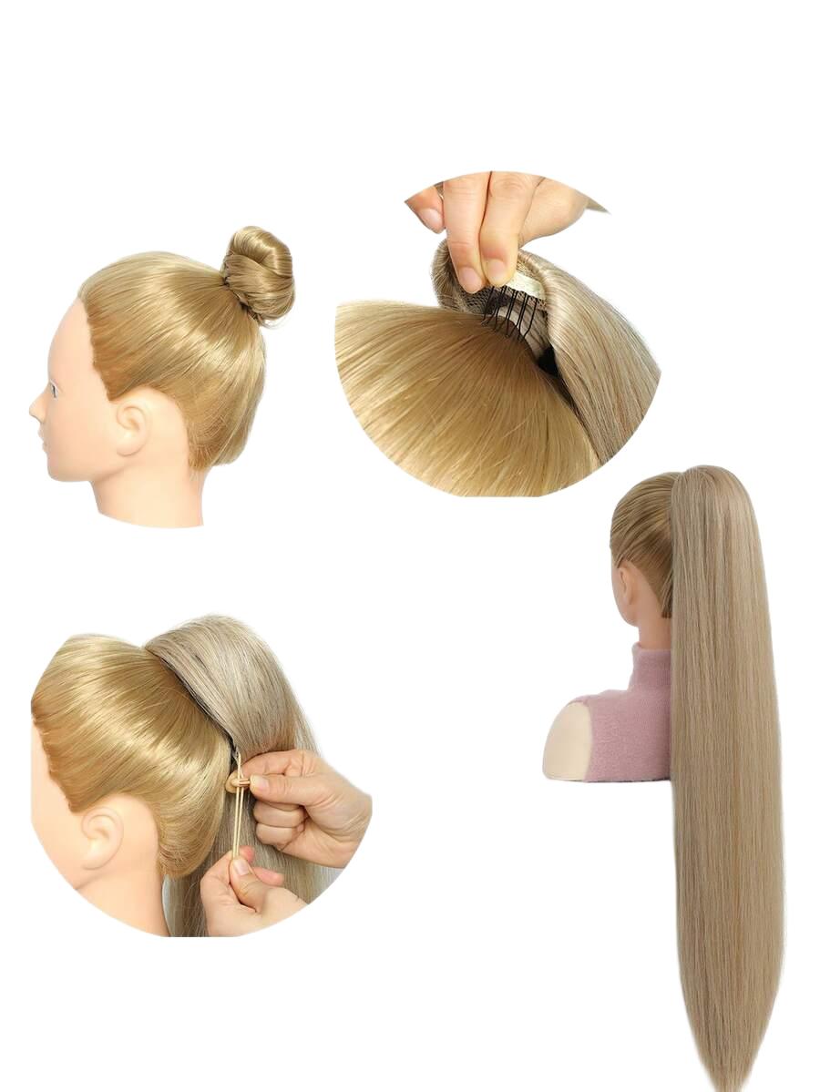 SZTUCZNE WŁOSY KUCYK blond