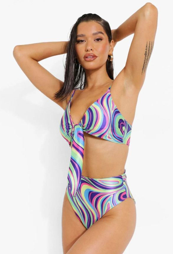 satynowy dół od bikini 