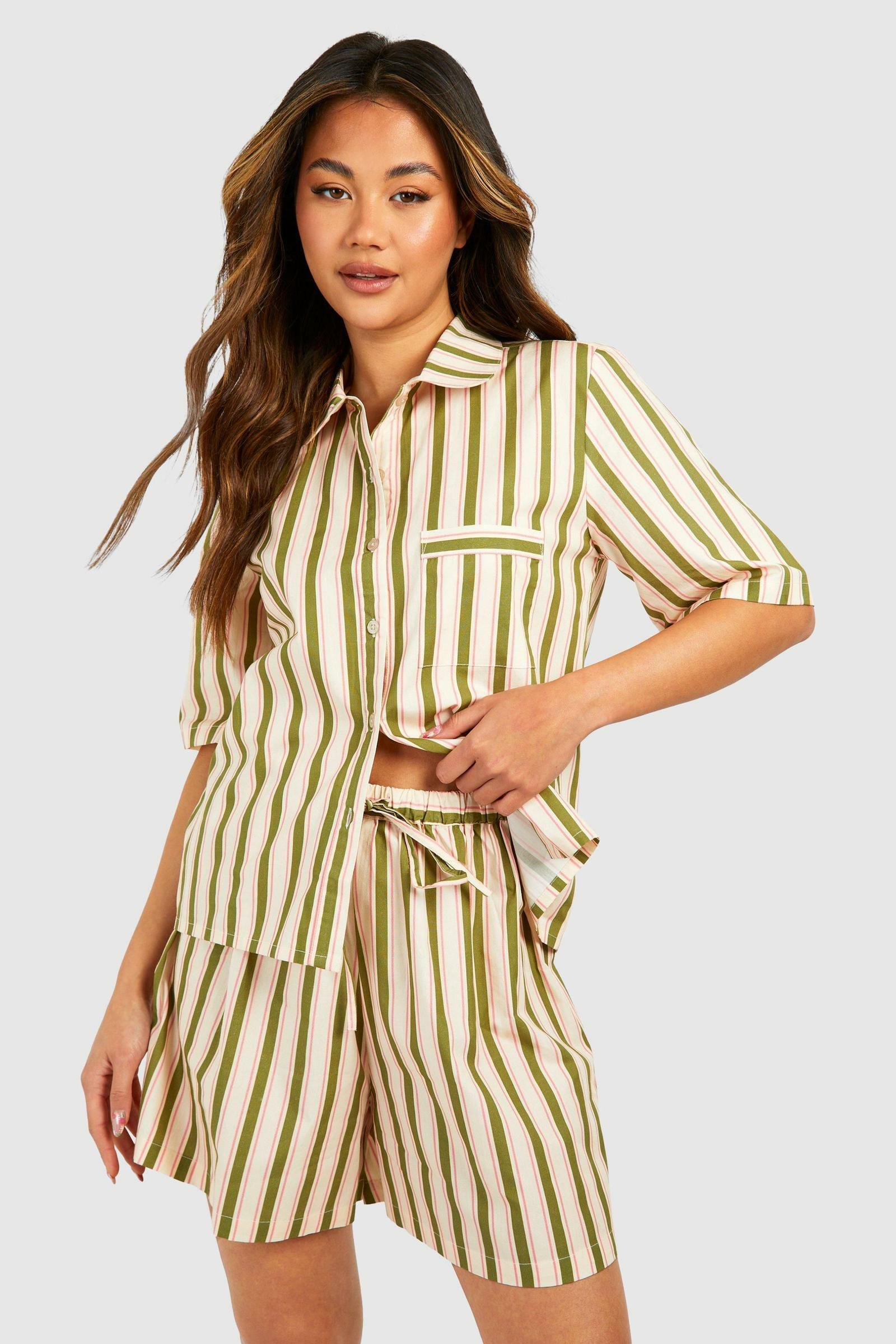 SPODENKI W PASKI CASUAL 