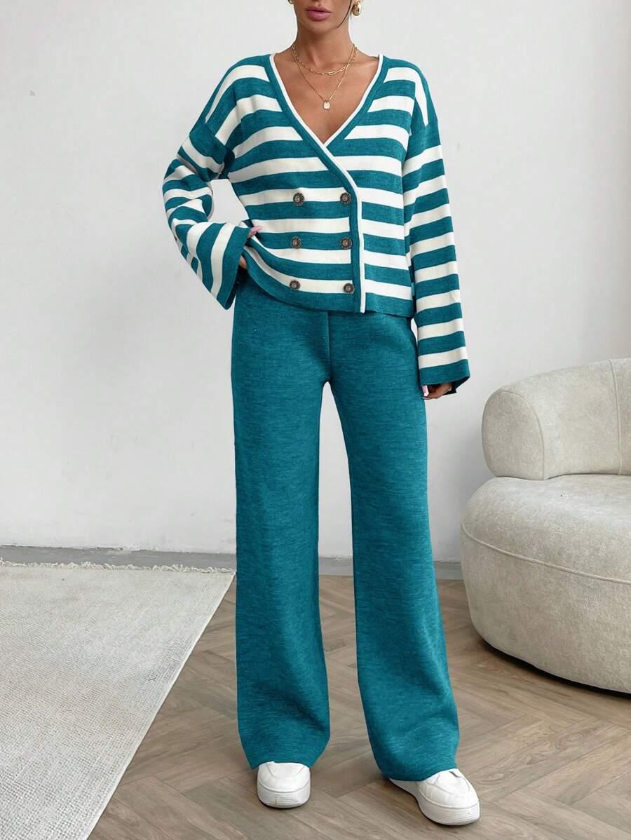 SWETER SPODNIE KOMPLET