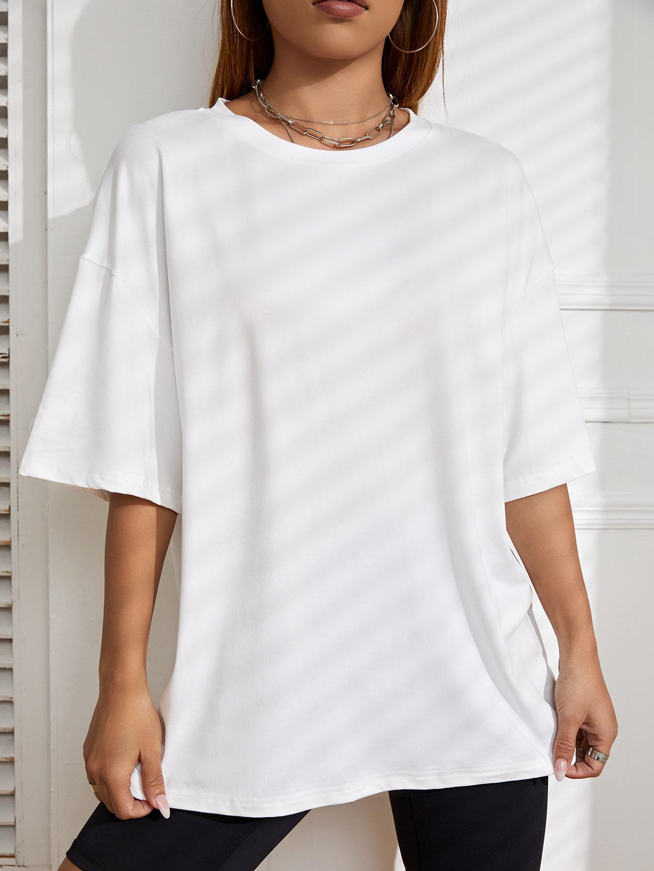BIAŁY T-SHIRT BASIC