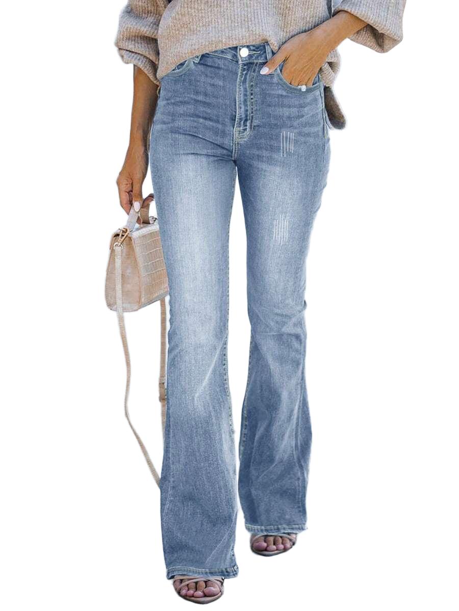 SPODNIE JEANS DZWONY