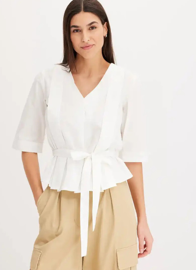 BIAŁA BLUZKA CASUAL