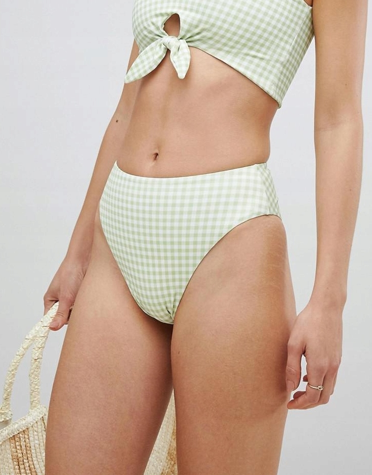 dół od bikini wzór kratka