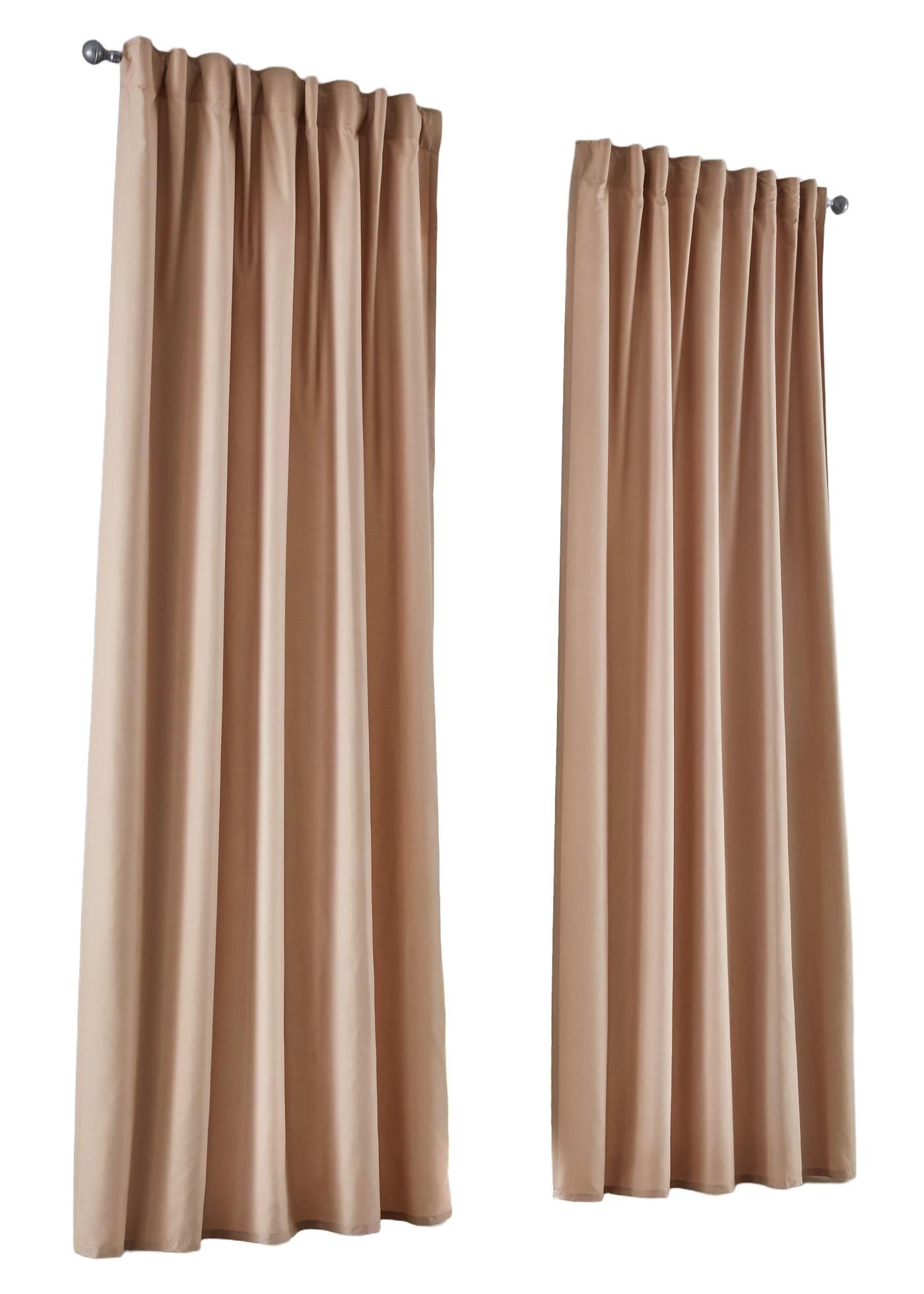 BEŻOWA ZASŁONA 2-PACK