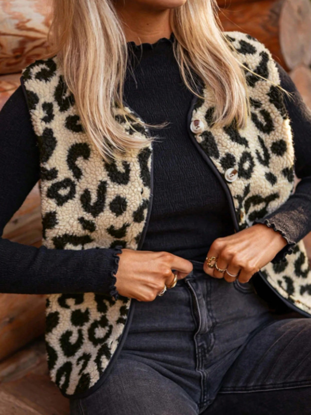 KAMIZELKA ANIMAL PRINT 