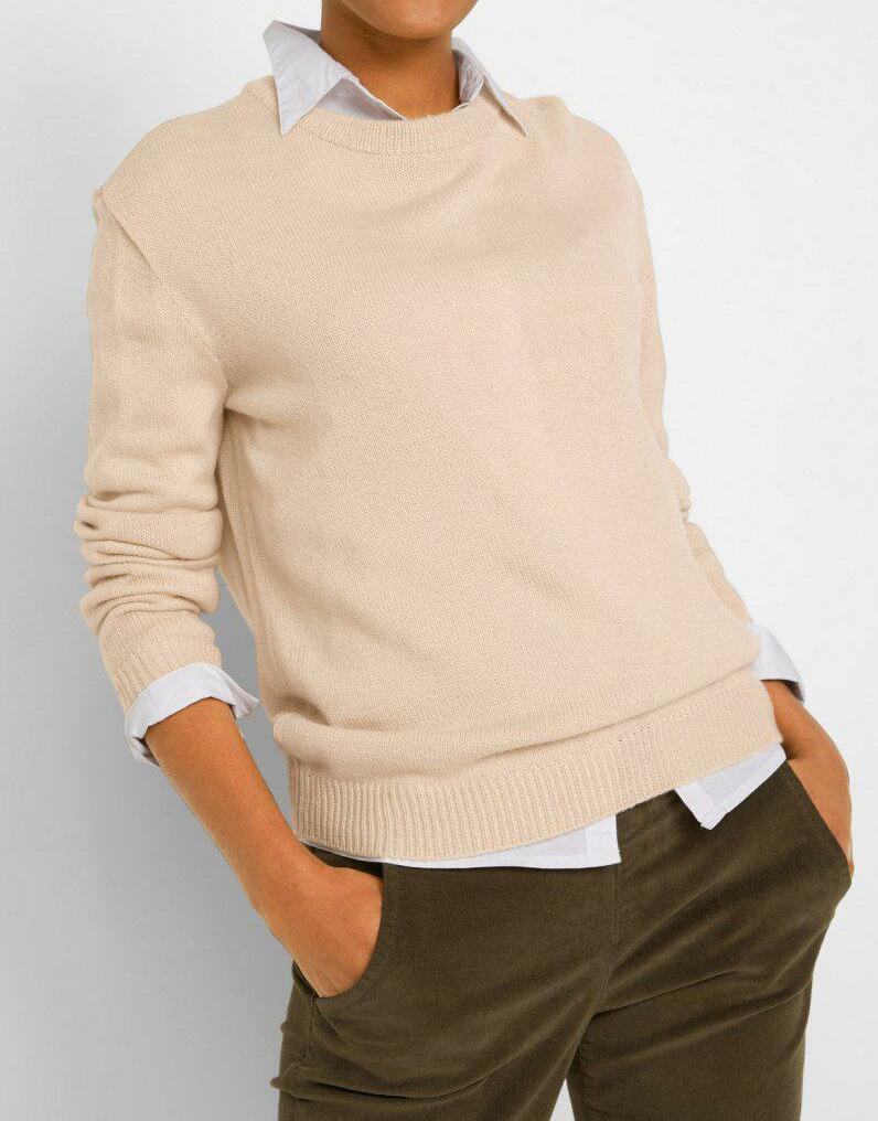 DAMSKI DZIANINOWY SWETER