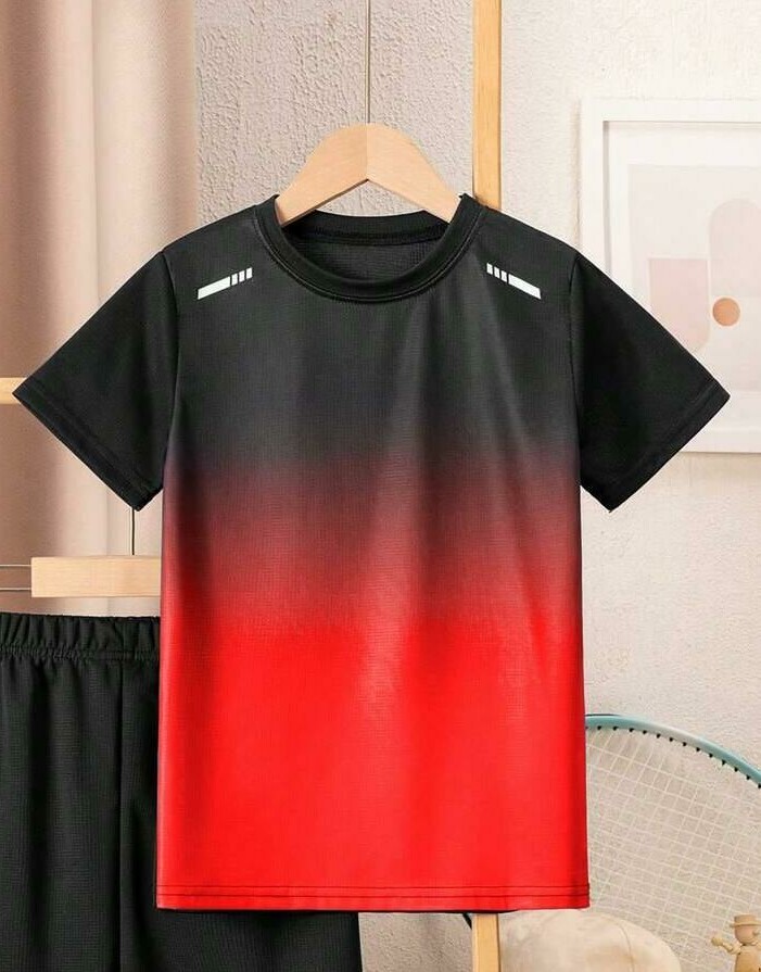 T-shirt okrągły dekolt