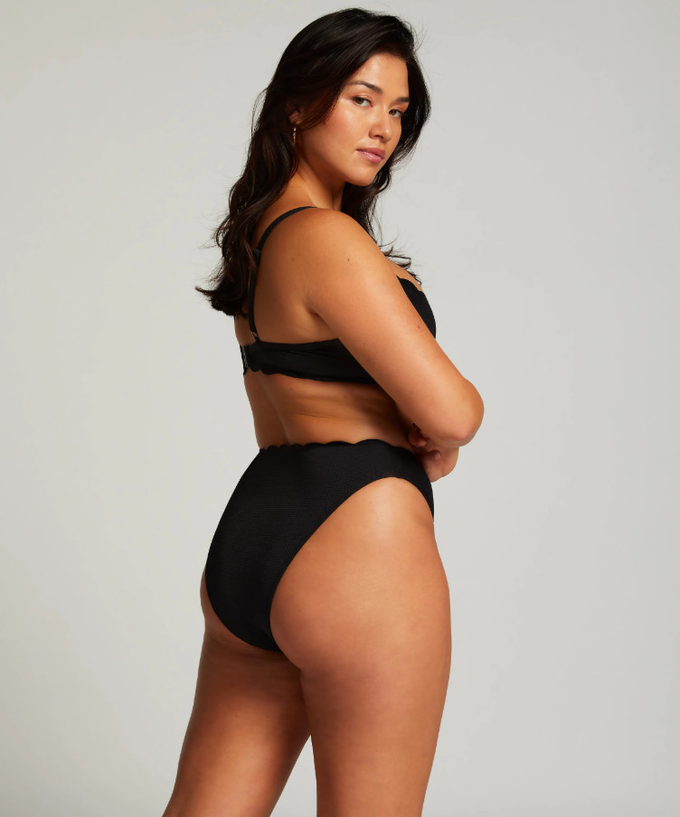 czarna góra od bikini tekstura