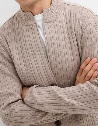 SWETER MĘSKI ROZPINANY PLUS SIZE