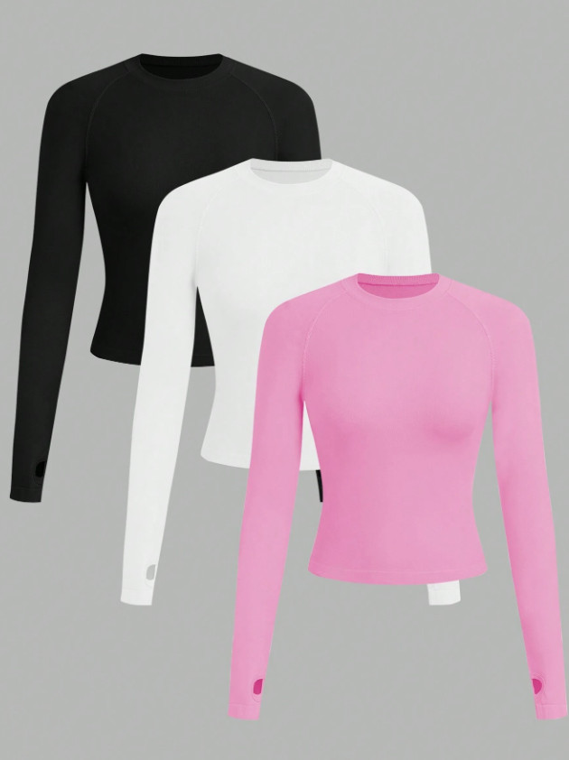 top długi rękaw 3-pack