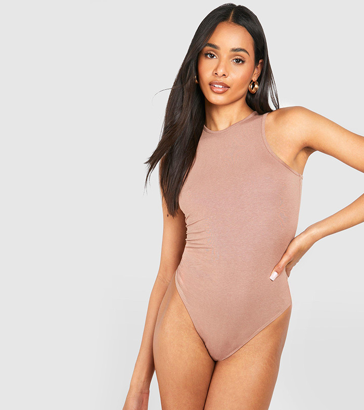 BODY DAMSKIE BRĄZOWE