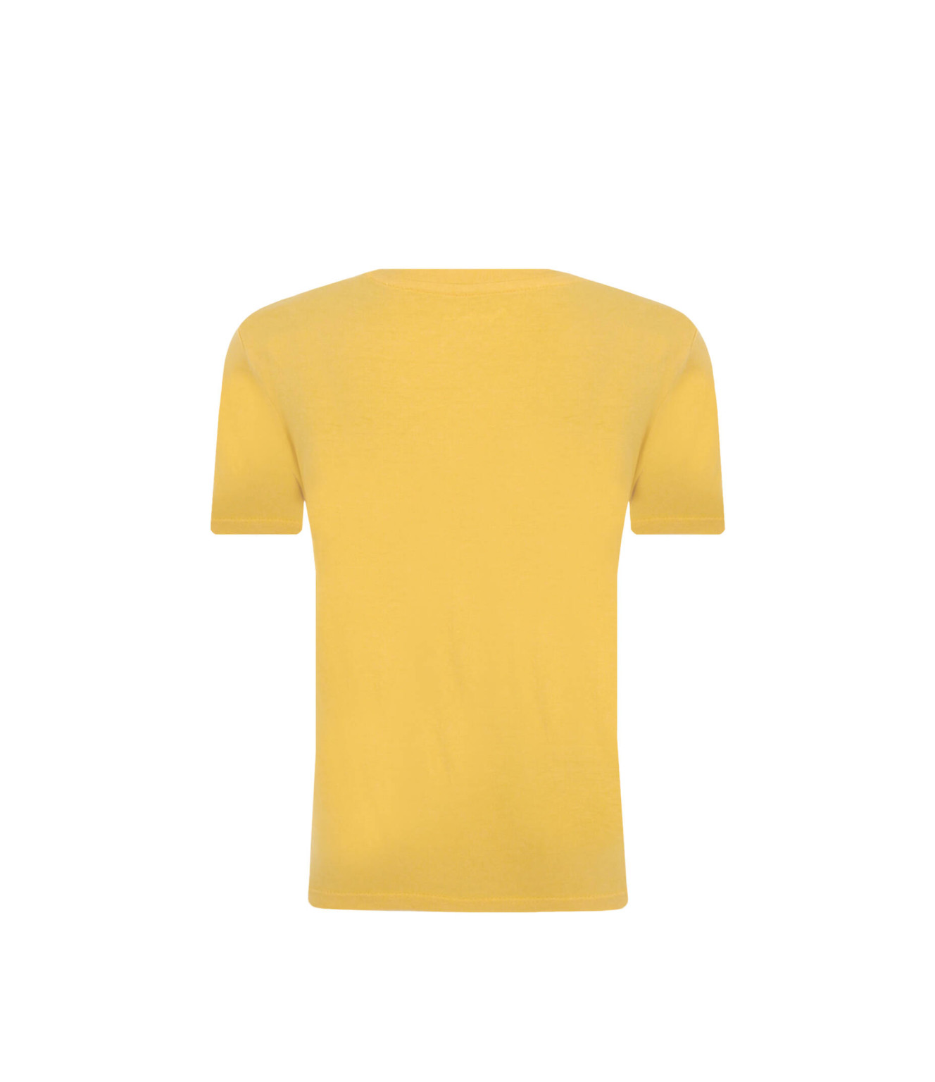 żółty t-shirt print