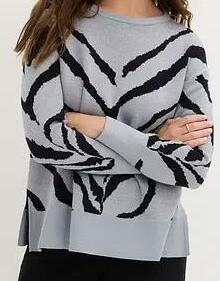 SWETER DAMSKI SZARY