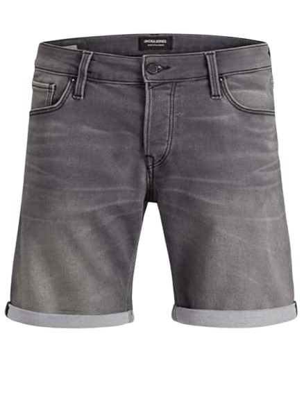 SZARE SPODENKI JEANS 