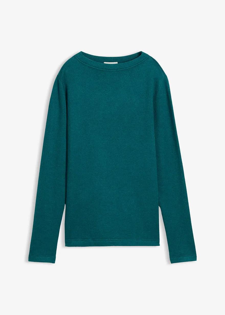 SWETER Z OKRĄGŁYM DEKOLTEM 