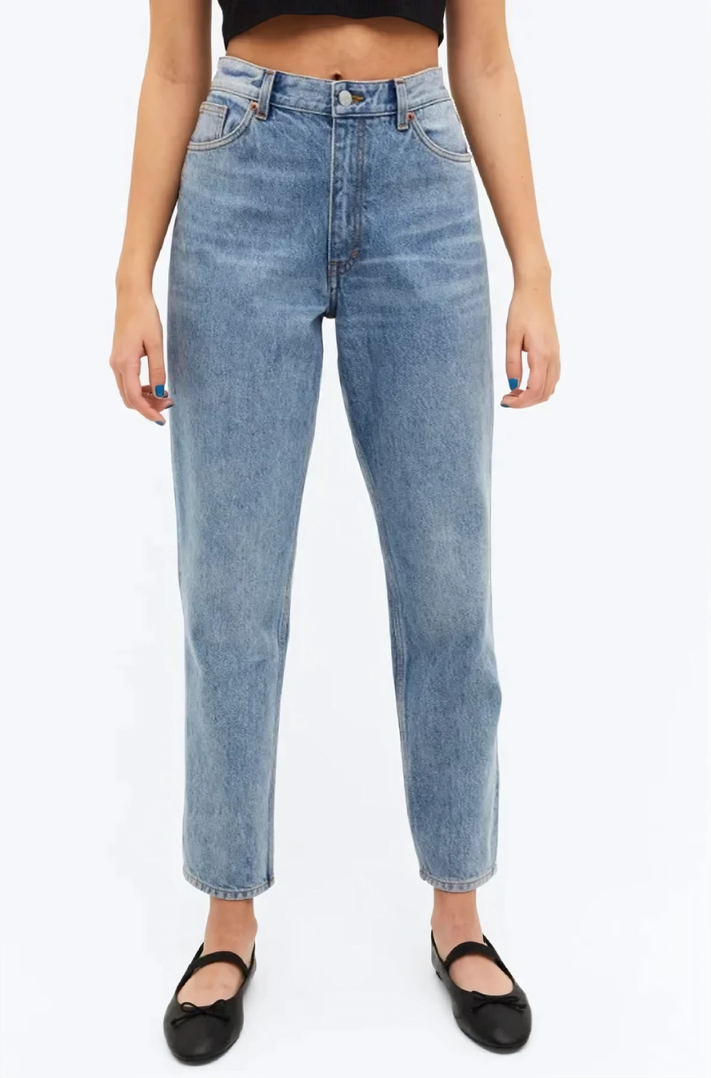 NIEBIESKIE SPODNIE JEANS KIESZENIE