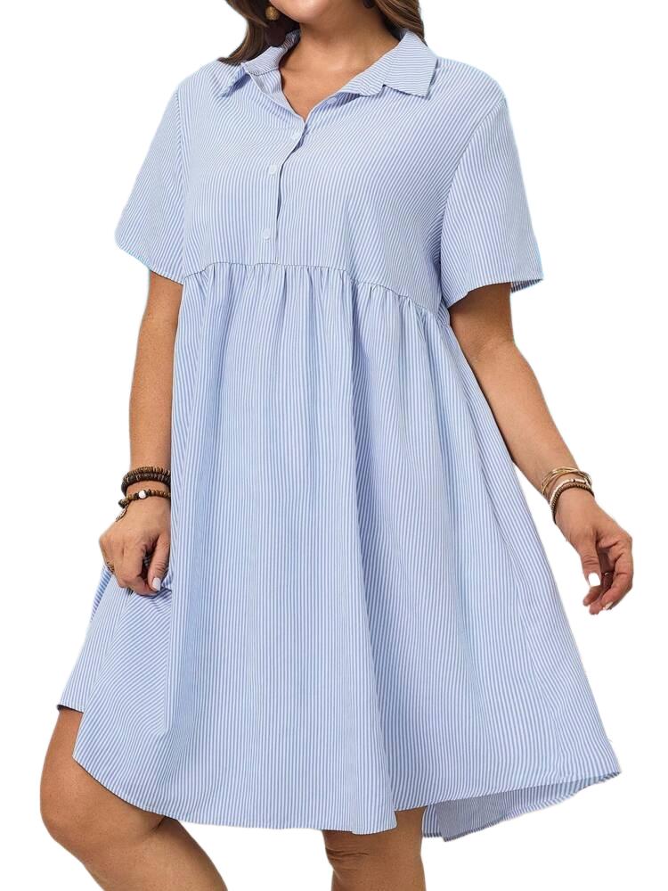 SUKIENKA KOSZULOWA OVERSIZE W PASKI 